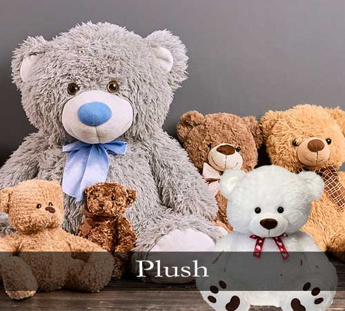Plush Animals, Teddy Bears