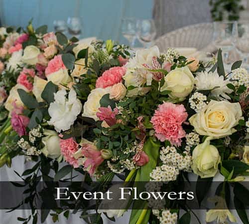 Event Flowers, Social Event Flowers, Church Event Flowers