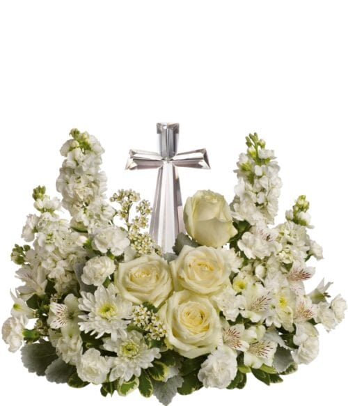 Sympathy Bouquet, Funeral Flower Arrangement, Hoover Fisher Florist, Same Day Funeral Flower Delivery