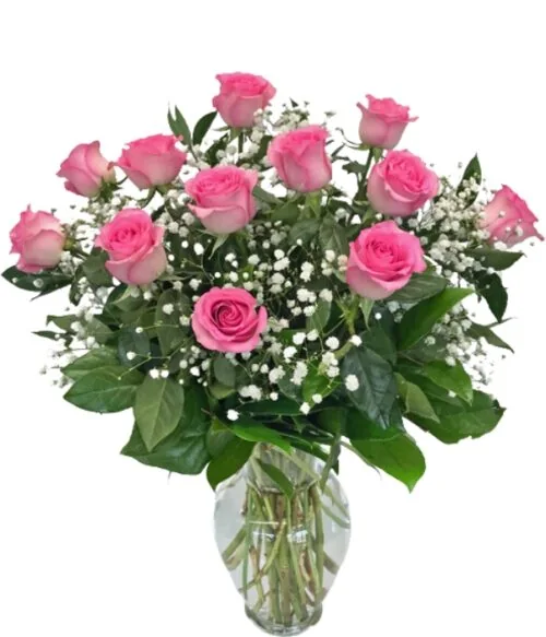 Pink Roses, Bouquet of Roses, Hoover Fisher Florist, Local Florist, Best Roses
