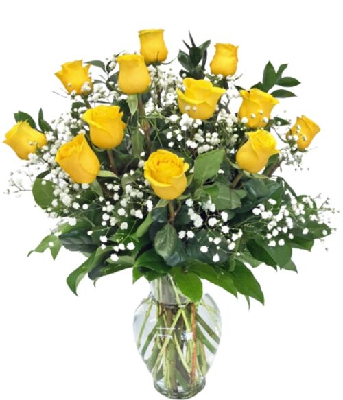 Yellow Roses, Bouquet of Roses, Hoover Fisher Florist, Local Florist, Best Roses