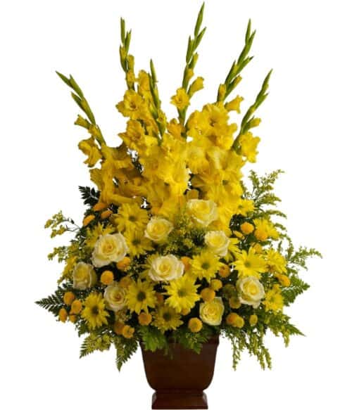 Sympathy Bouquet, Funeral Flower Arrangement, Hoover Fisher Florist, Same Day Funeral Flower Delivery