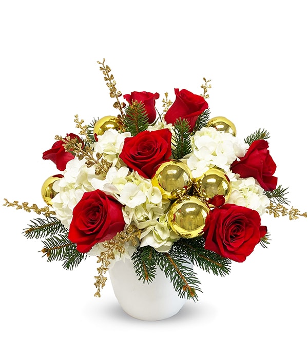 Holiday Magic, Christmas Floral Bouquet