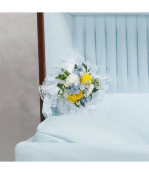 Casket Flowers, Casket Adornments, Hoover Fisher Florist, Sympathy Flowers