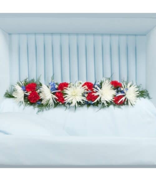 Casket Flowers, Casket Adornments, Hoover Fisher Florist, Sympathy Flowers