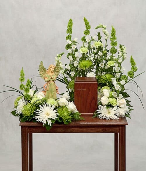 Funeral Flowers, Urn Flowers, Sympathy Flowers, Hoover Fisher Florist, Same Day Delivery