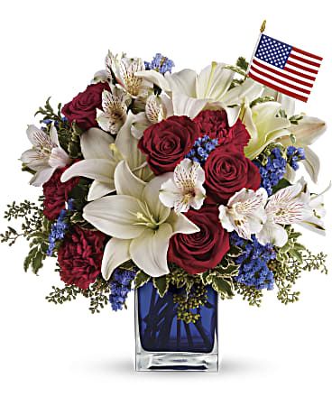 Patriotic Themed Floral Bouquet